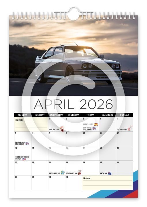 BMW e30 Novelty Calendar - Image 5