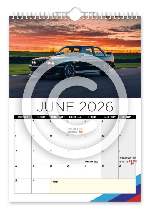 BMW e30 Novelty Calendar - Image 7