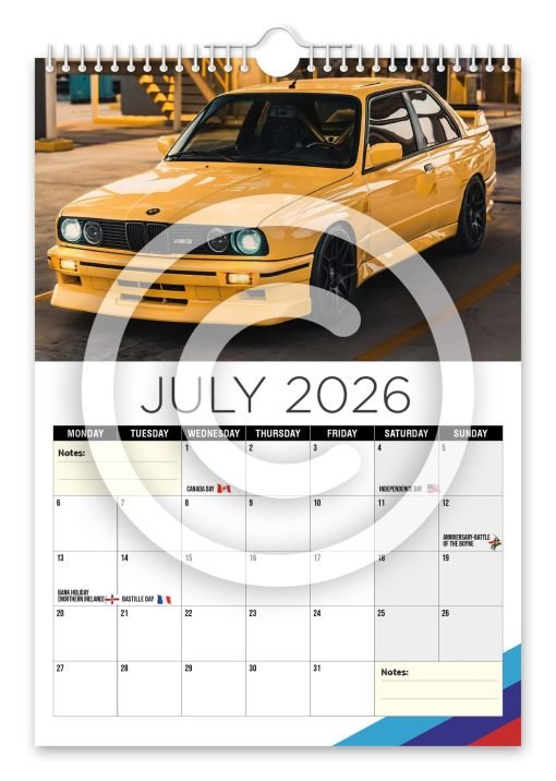 BMW e30 Novelty Calendar - Image 8