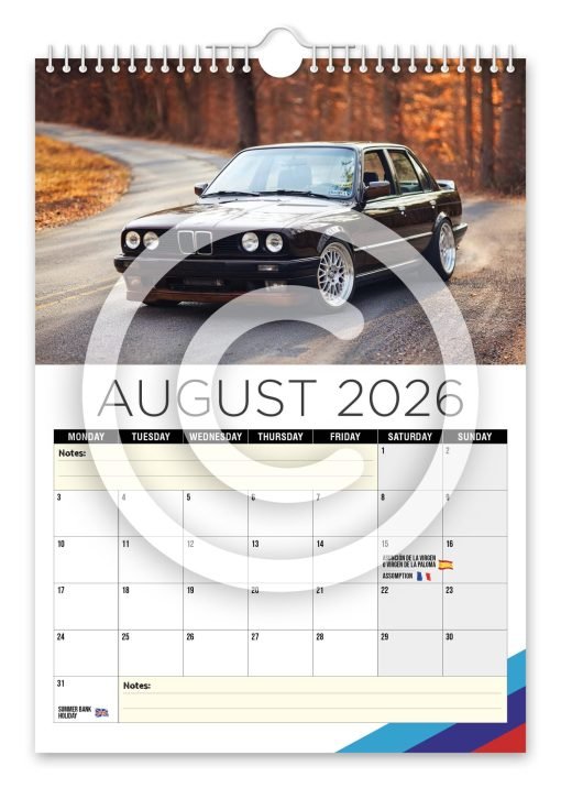 BMW e30 Novelty Calendar - Image 9