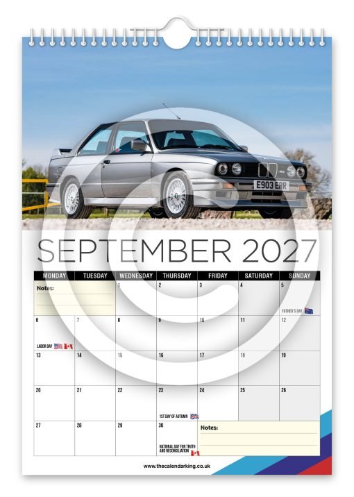 BMW e30 Novelty Calendar - Image 10