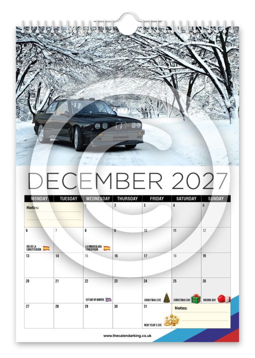 BMW e30 Novelty Calendar - Image 13