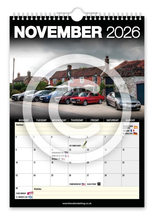 BMW M5 Novelty Calendar - Image 12