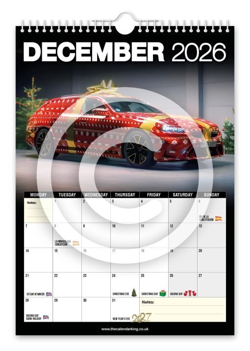 BMW M5 Novelty Calendar - Image 13