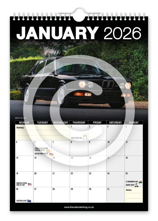 BMW M5 Novelty Calendar - Image 2