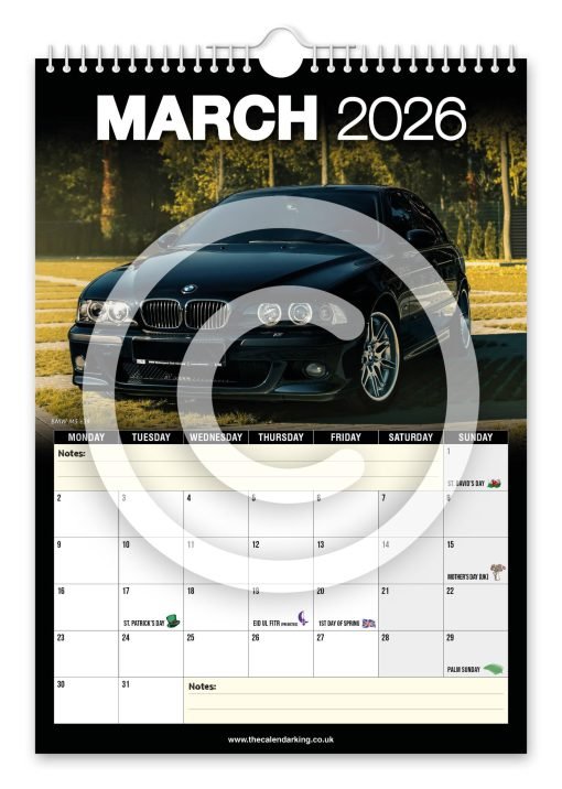 BMW M5 Novelty Calendar - Image 4