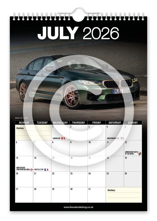 BMW M5 Novelty Calendar - Image 8