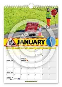 Alternative view of British Roadworks Novelty Calendar