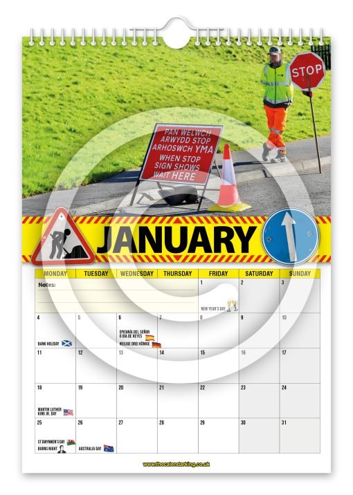 British Roadworks Novelty Calendar - Image 2