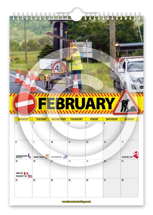 British Roadworks Novelty Calendar - Image 3