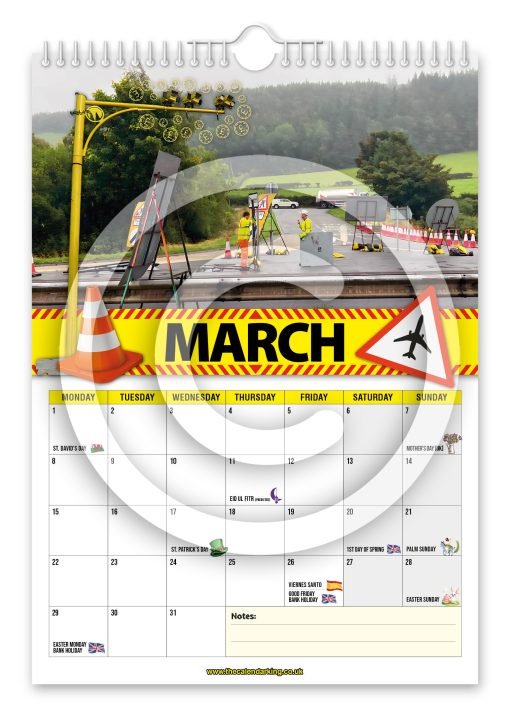 British Roadworks Novelty Calendar - Image 4