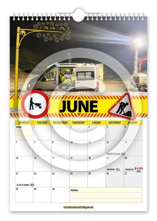 British Roadworks Novelty Calendar - Image 7