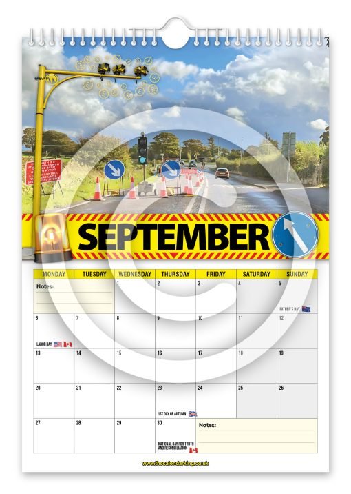 British Roadworks Novelty Calendar - Image 10