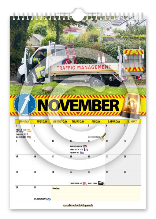 British Roadworks Novelty Calendar - Image 12