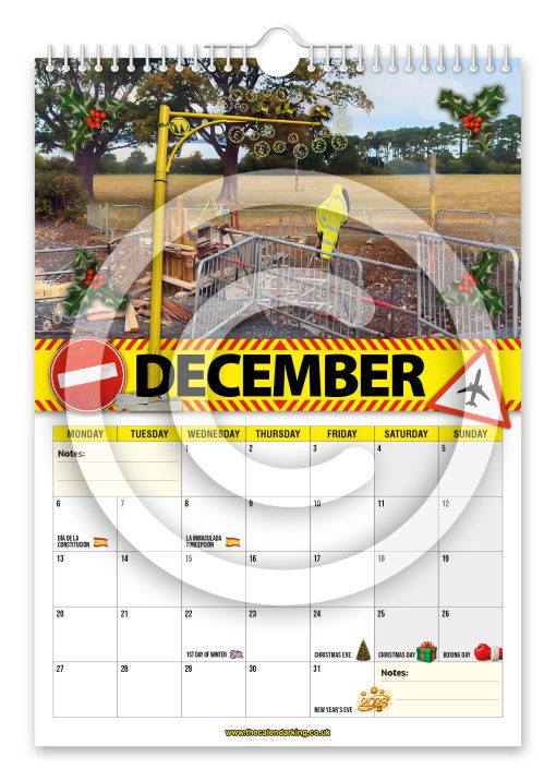 British Roadworks Novelty Calendar - Image 13