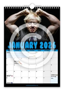 Alternative view of Buff Boris Novelty Calendar