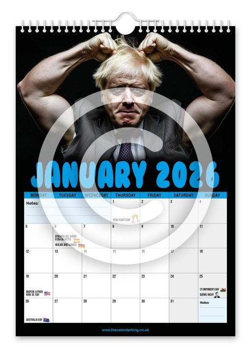 Buff Boris Novelty Calendar - Image 2