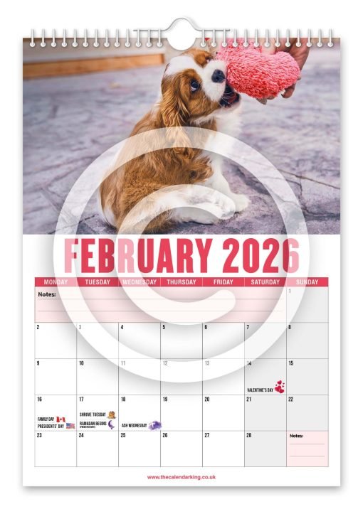 Cavalier King Charles Spaniel Novelty Calendar - Image 3