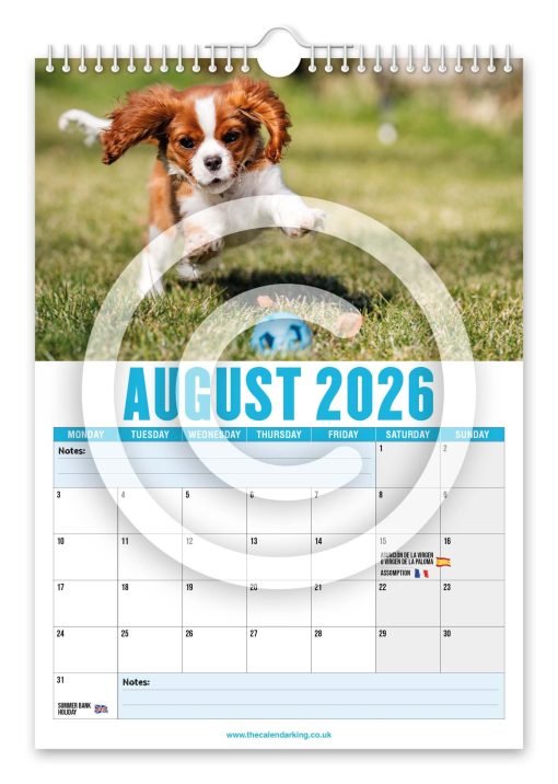 Cavalier King Charles Spaniel Novelty Calendar - Image 9