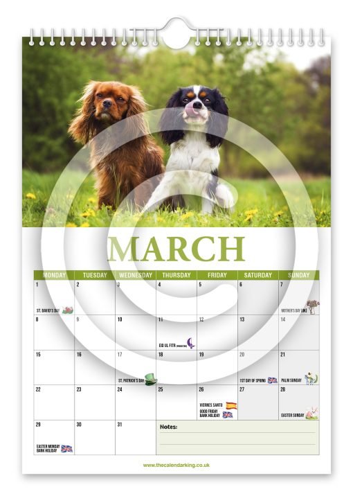 Cavalier King Charles Spaniel Novelty Calendar - Image 4