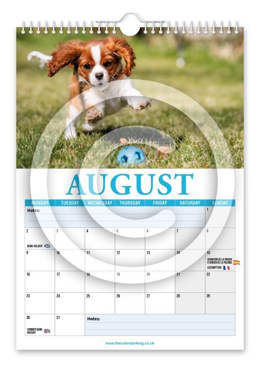 Cavalier King Charles Spaniel Novelty Calendar - Image 9