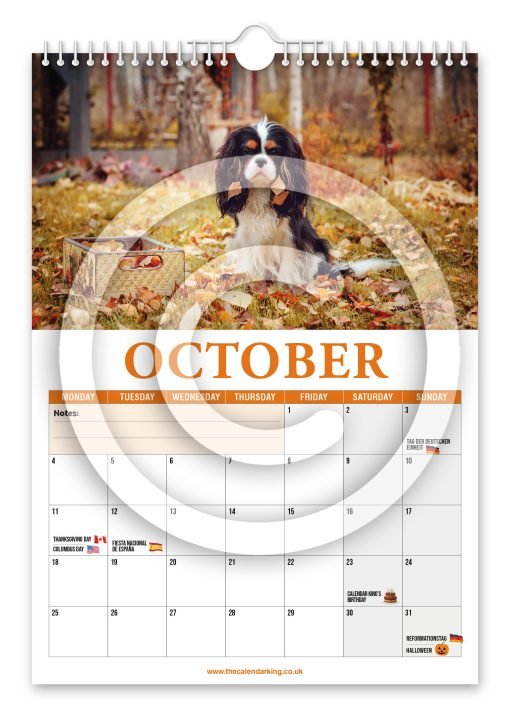 Cavalier King Charles Spaniel Novelty Calendar - Image 11