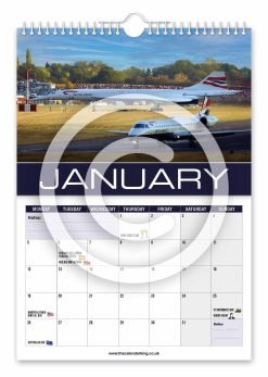 Alternative view of Concorde Novelty Calendar