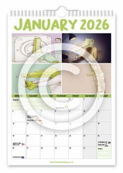 Alternative view of Crocodile Problems Novelty Calendar