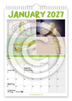 Alternative view of Crocodile Problems Novelty Calendar