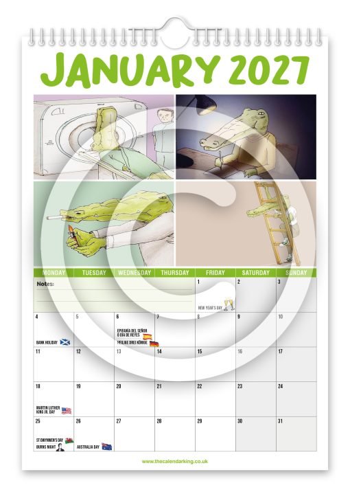 Crocodile Problems Novelty Calendar - Image 2