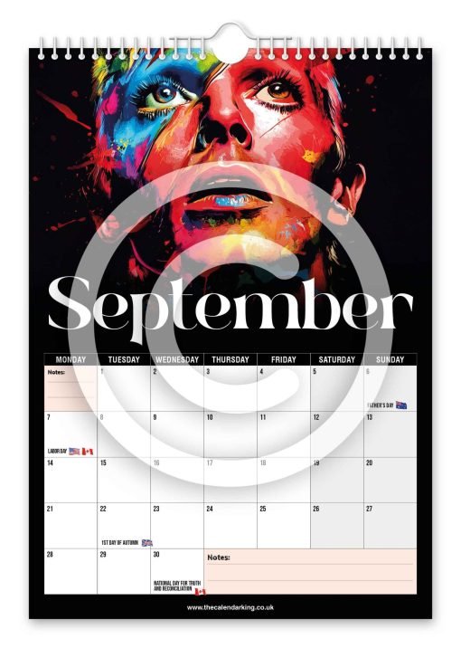 David Bowie Novelty Calendar - Image 10