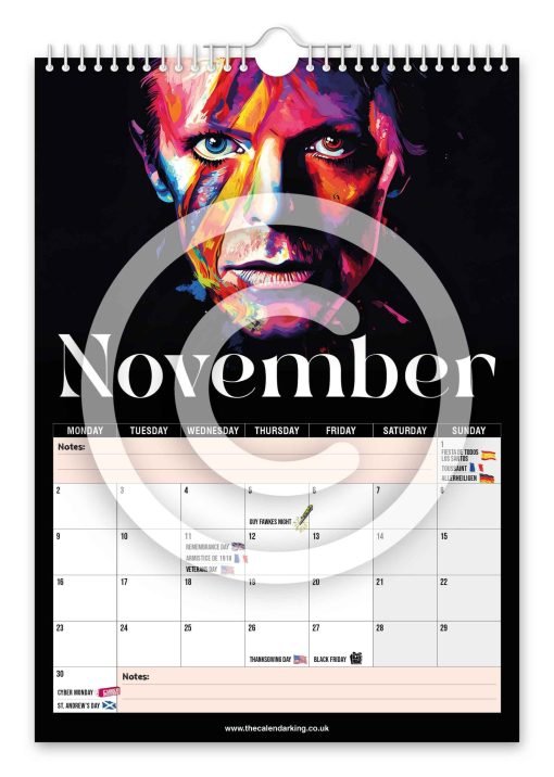 David Bowie Novelty Calendar - Image 12