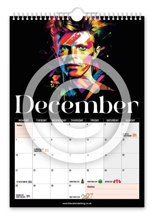 David Bowie Novelty Calendar - Image 13