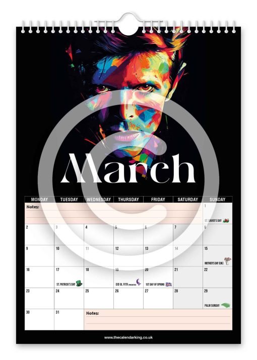 David Bowie Novelty Calendar - Image 4