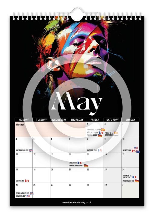 David Bowie Novelty Calendar - Image 6