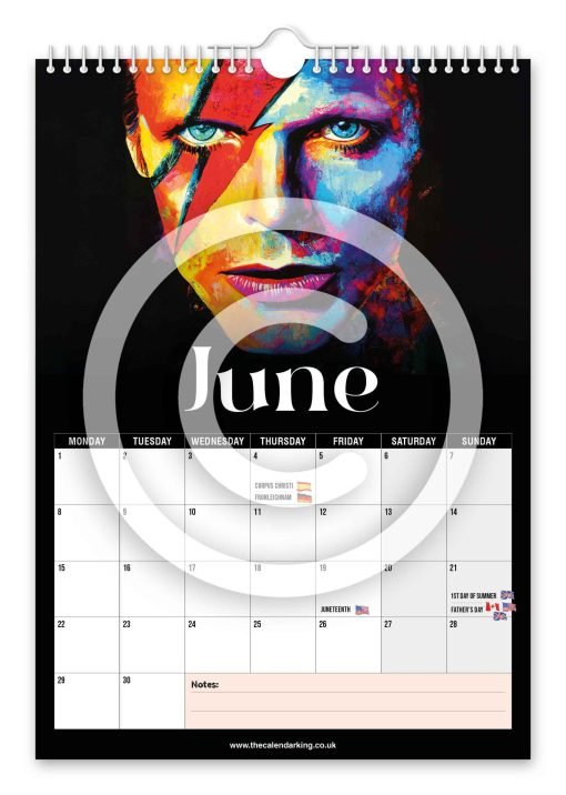 David Bowie Novelty Calendar - Image 7