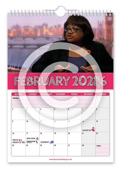 Diane Abbott Novelty Calendar - Image 3