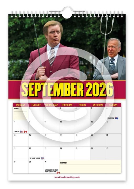 Don Burgundy Novelty Calendar - Image 10