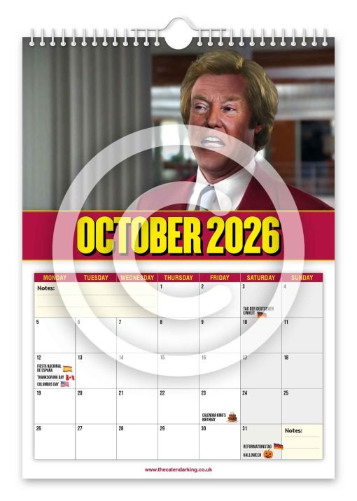 Don Burgundy Novelty Calendar - Image 11