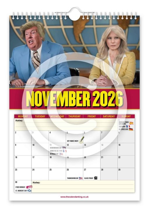 Don Burgundy Novelty Calendar - Image 12