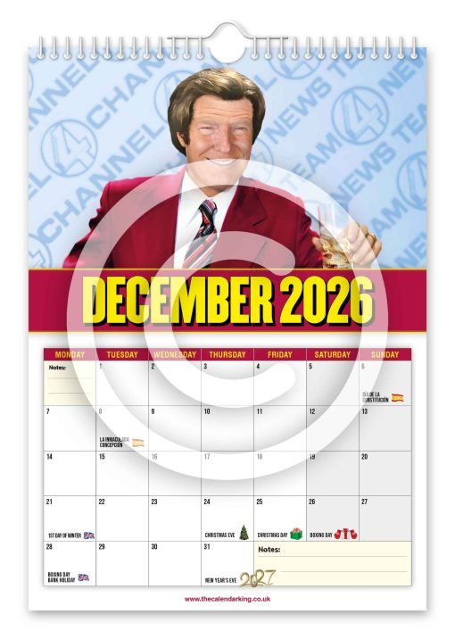 Don Burgundy Novelty Calendar - Image 13
