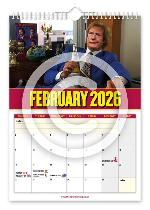 Don Burgundy Novelty Calendar - Image 3