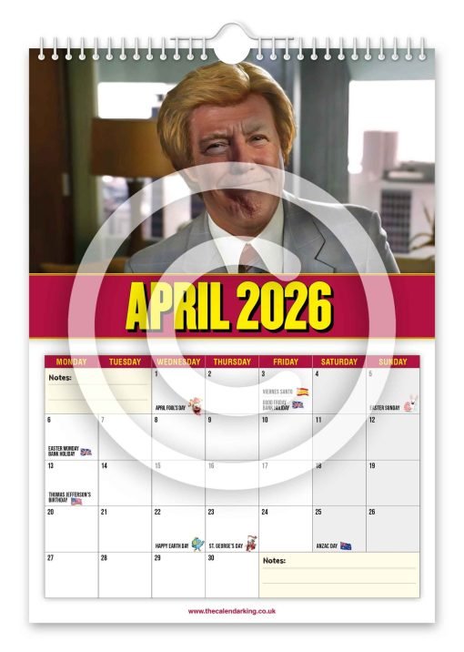 Don Burgundy Novelty Calendar - Image 5