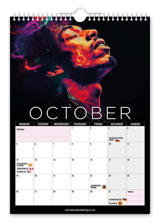 Jimi Hendrix Novelty Calendar - Image 11