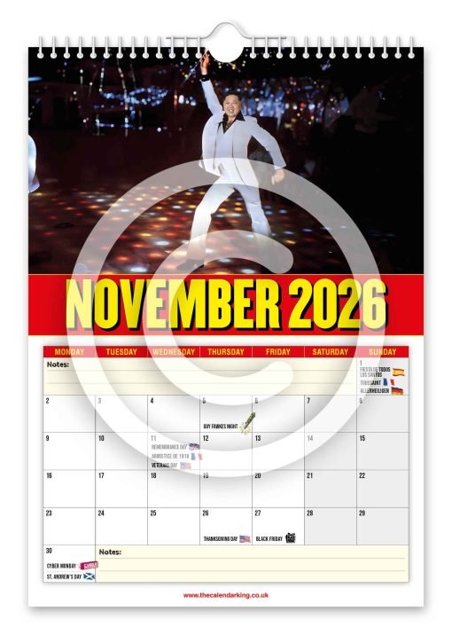 Jong Trovolta Novelty Calendar - Image 12