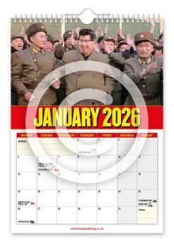 Alternative view of Jong Trovolta Novelty Calendar