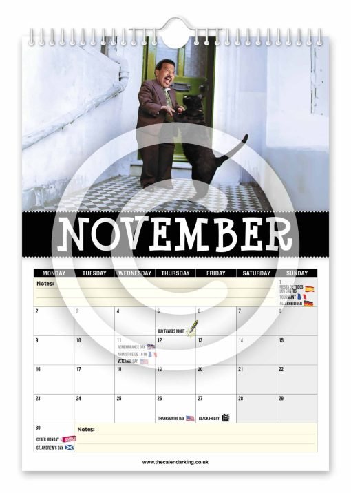Lionel Titchie Novelty Calendar - Image 12