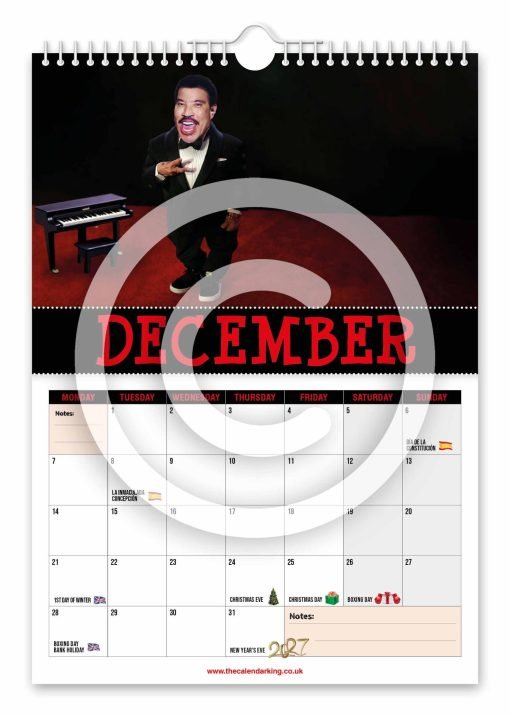 Lionel Titchie Novelty Calendar - Image 13