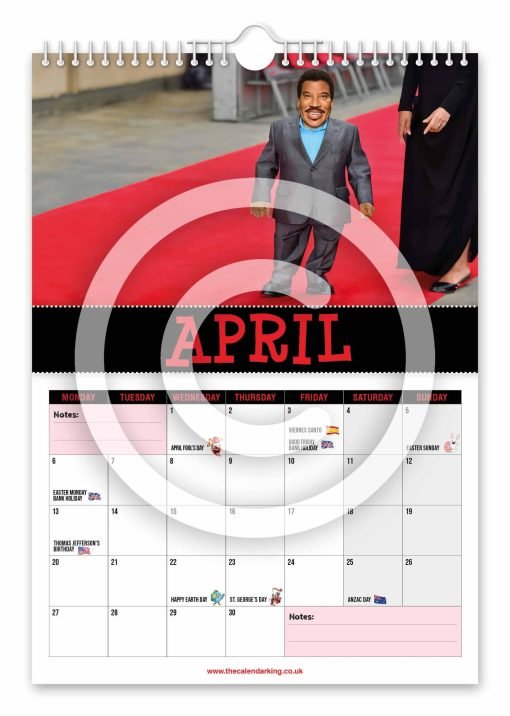 Lionel Titchie Novelty Calendar - Image 5