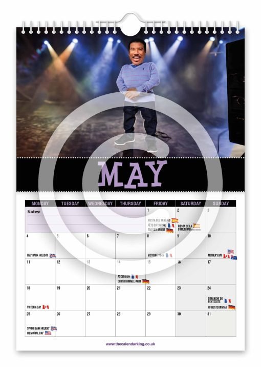 Lionel Titchie Novelty Calendar - Image 6